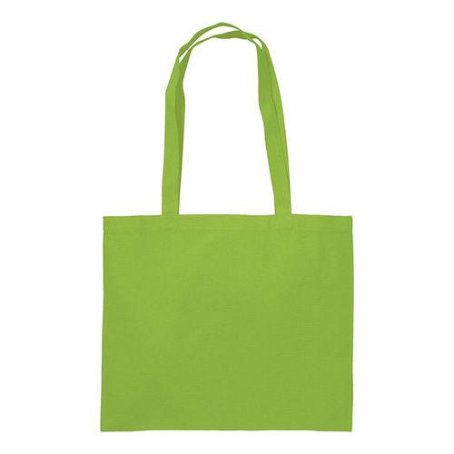 Shopper avec soufflet en coton 200 g/m2, anses longues - 3