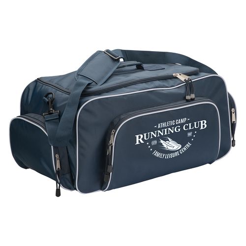 Sac de sport/sac à dos en polyester 1680D avec bandoulière réglable, 2 compartiments - 3