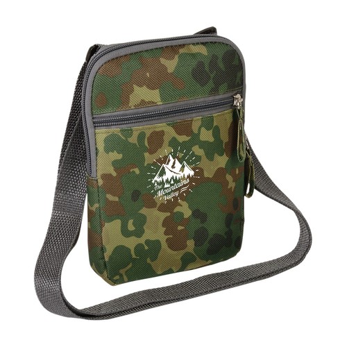 Sac en polyester 600D avec 2 poches, fermeture réflèchissante et bandoulière réglable - 3