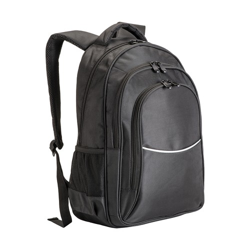 Sac à dos porte-ordinateur en polyester 1680D avec 3 poches - 1