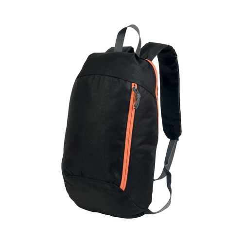Sac à dos en polyester 600D avec 3 poches, dont une latèrale en filet - 1