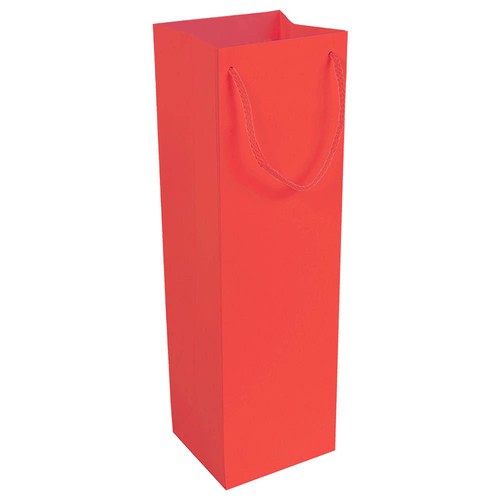 Shopper avec soufflet porte-bouteille en carte laminée 157 g/m2 - 1
