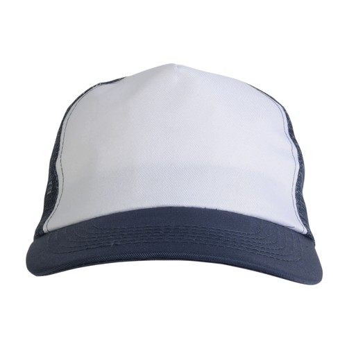 Casquette en polyester, 5 panneaux avec filet, fermeture velcro - 2