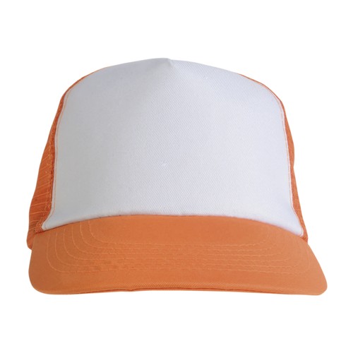 Casquette en polyester, 5 panneaux avec filet, fermeture velcro - 2