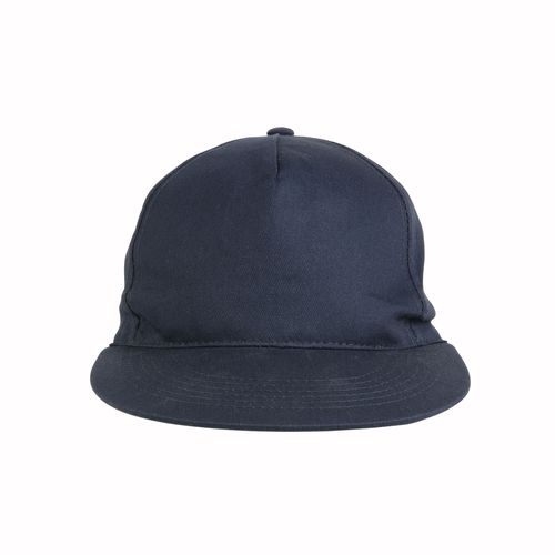 Casquette en coton épais, 6 panneaux avec visière droite, fermeture velcro - 2