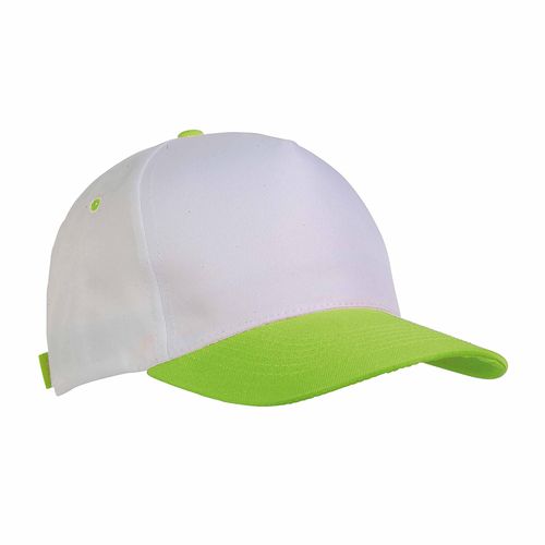 Casquette en polyester, 5 panneaux, fermeture velcro pour enfant - 1