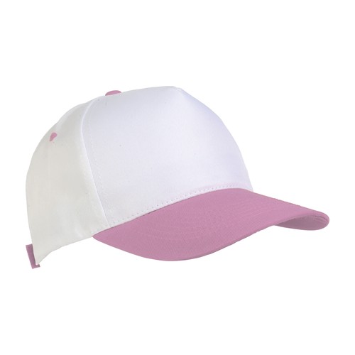 Casquette en polyester, 5 panneaux, fermeture velcro - 1