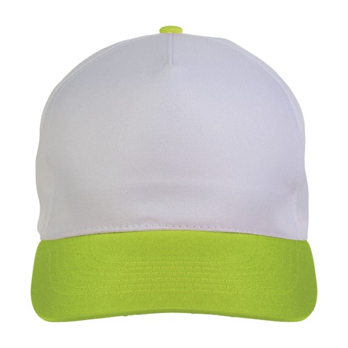 Casquette en polyester, 5 panneaux, fermeture velcro - 2
