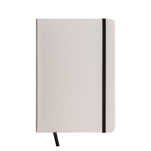 Bloc note avec élastique et feuille de papier à ligne - 1