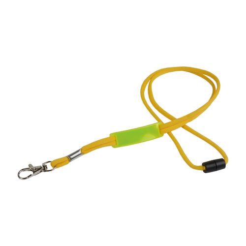Lanyard porte-porta/badge/clefs avec plaque pour la personalisation - 1