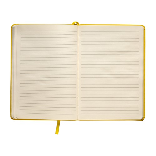Carnet avec couverture en PU. Feuilles lignées en papier ivoire (80 pages - 2