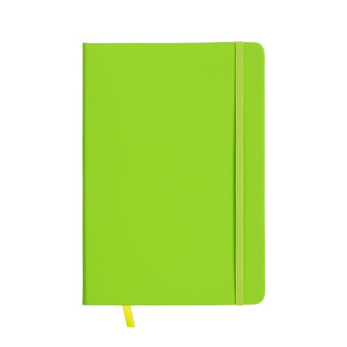 Carnet avec couverture en PU. Feuilles lignées en papier ivoire (80 pages - 1