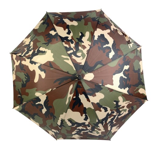 Parapluie polyester automatique en soie, poignée et embouts en caoutchouc - 2