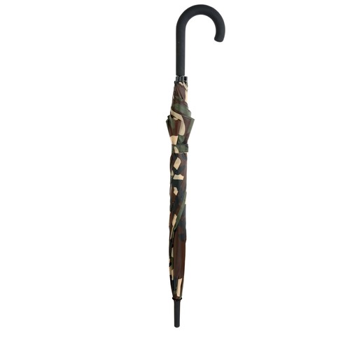 Parapluie polyester automatique en soie, poignée et embouts en caoutchouc - 3
