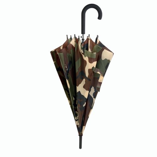 Parapluie polyester automatique en soie, poignée et embouts en caoutchouc - 4