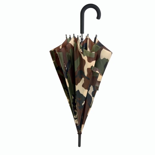 Parapluie polyester automatique en soie, poignée et embouts en caoutchouc - 4