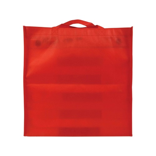 Shopper en format carton de pizza en TNT 80g/m2 - 2