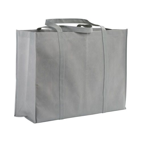 Shopper maxi avec soufflet en TNT 100 g/m2 cousu avec anses longues - 1