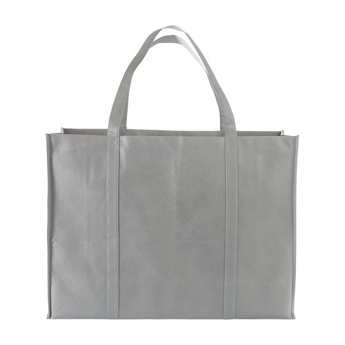 Shopper maxi avec soufflet en TNT 100 g/m2 cousu avec anses longues - 2
