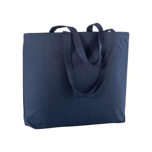 135 g/m2 cotton shopping bag, long handles and bottom gusset
