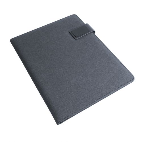 Conférencier (A4) tissu mélangé avec bloc de papier à lignes - 1