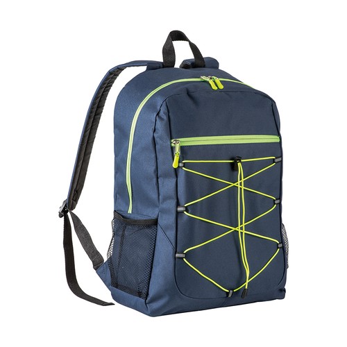 Sac à dos en polyester 600D avec 4 poches dont 2 latérales en filet - 1