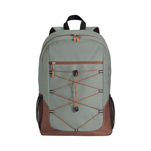 Sac à dos en polyester 600D avec 4 poches dont 2 latérales en filet - 2