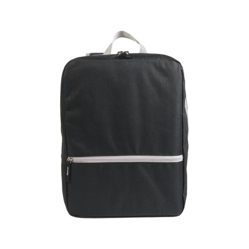 Sac à dos porte-ordinateur en polyester 600D avec 2 poches. Dos et bretelles rembourrés - 2