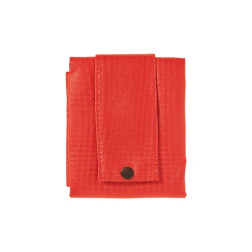 Shopper pliable avec soufflet en TNT 80g/m2, anses courtes - 3