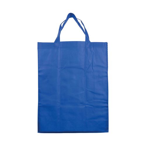 Shopper pliable avec soufflet en TNT 80g/m2, anses courtes - 2