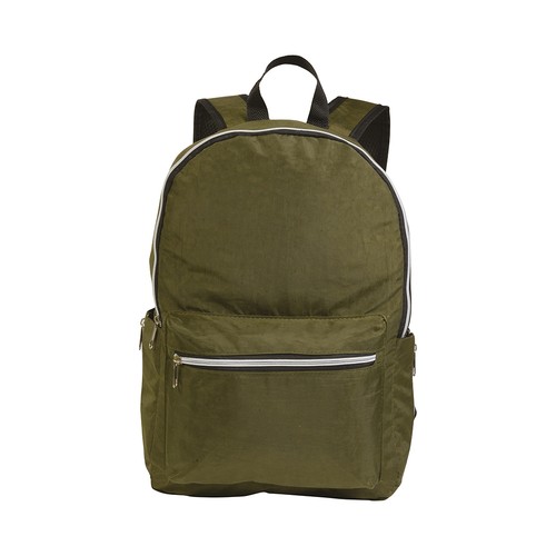 Sac à dos en nylon 420D, avec 4 poches dont 2 latérales à zip en filet - 2