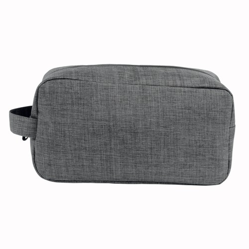 Trousse de toilette en polyester 300D en tissu mélangé avec poignée (14x25x9 cm) - 2