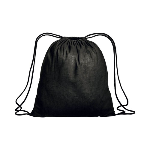 Sac à dos en coton 95g/m2 avec fermeture réglable à cordon - 2