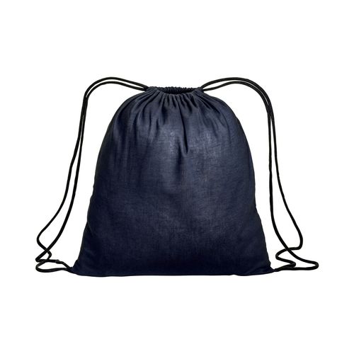 Sac à dos en coton 95g/m2 avec fermeture réglable à cordon - 2