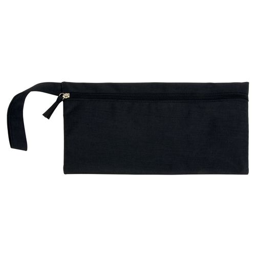 Porte-documents en polyester mélangé avec fermeture éclair et poignée pratique - 2