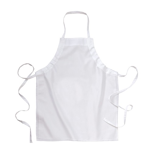 Tablier long 30 % coton/70 % polyester (160g/m2), 65x80 cm - 1