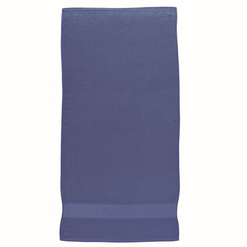 Serviette en éponge de coton 100% (300gr/m2) avec bande de couleur en polyester imprimable - 2