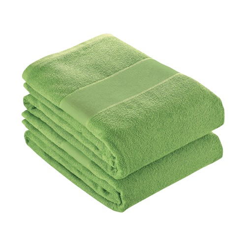100% cotton (300 g/m2) terry towel with a matching polyester strip for printing