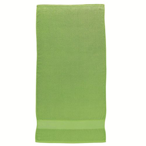 Serviette en éponge de coton 100% (300gr/m2) avec bande de couleur en polyester imprimable - 2