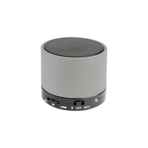 Mini haut-parleur Bluetooth V 3,0 cylindrique en métal avec microphone - 1