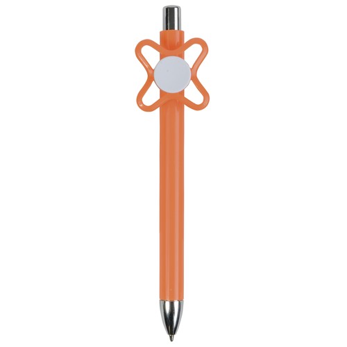 Stylo en plastique coloré avec fileur coloré - 1