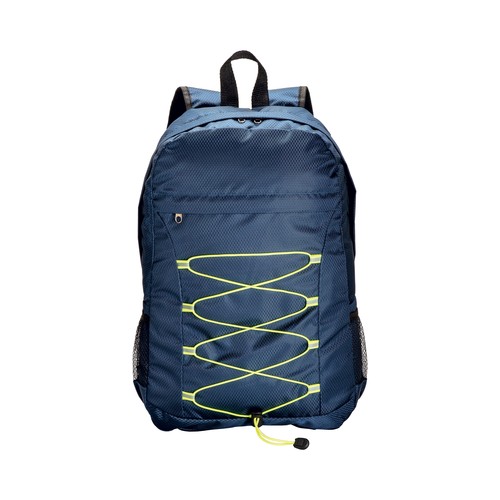 Sac à dos rectrable en polyester 210D RISTROP avec 4 poches dont 2 latérales en filet - 2