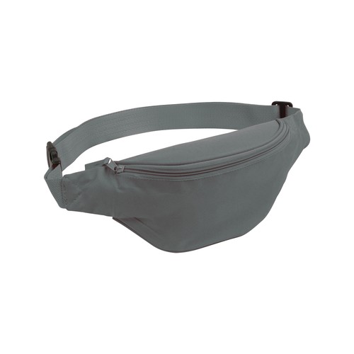 BOLSO DE CINTURA DE POLIÉSTER 600D CON 1 BOLSILLO, CINTURÓN AJUSTABLE CON CIERRE DE CLIP