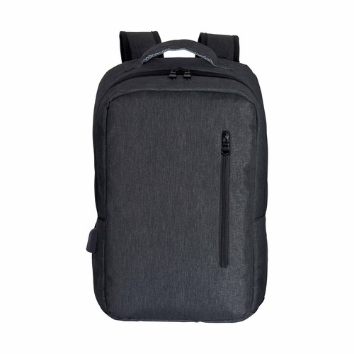 300D Polyester laptop backpack with 3 pockets. Laptop principal pocket and side pocket 300D Polyester laptop backpack with 3 pockets. Laptop principal pocket and side pocket