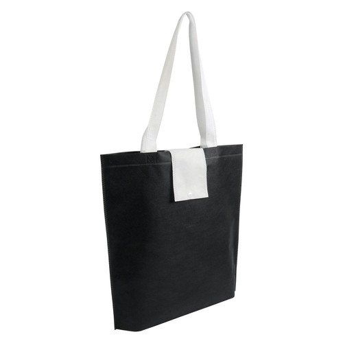 Sac shopper pliable en TNT 80g/m2 avec anses longues - 1