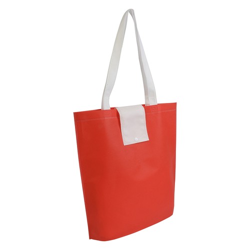 Sac shopper pliable en TNT 80g/m2 avec anses longues - 1