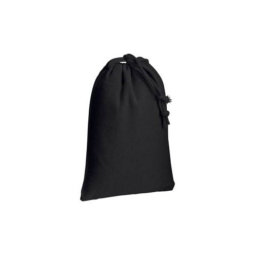 Sac en coton 120 g/m2 avec fermeture en cordon, 10 x 14 cm - 1