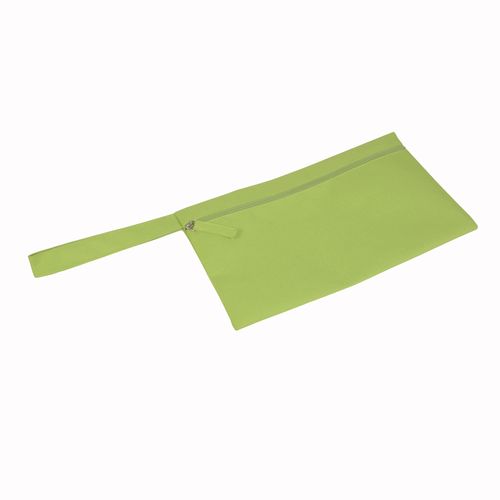 Porte-documents en polyester avec fermeture zip et poignée pratique - 1