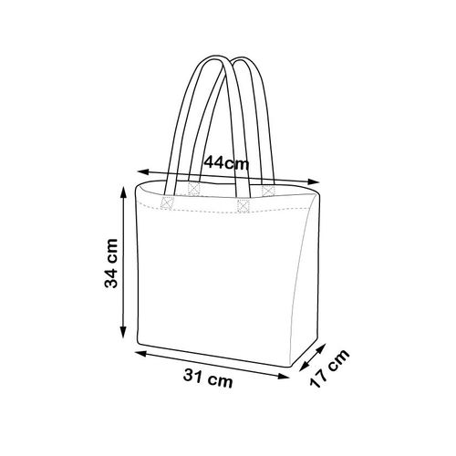 Sac shopper en polypropylène avec doubles anses (long et court) - 4