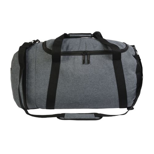 Sac de sport en polyester twotone avec bretelles extractibles et poche porte-chaussures - 2
